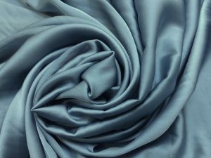 Imitatie satin de matase bleu fumuriu
