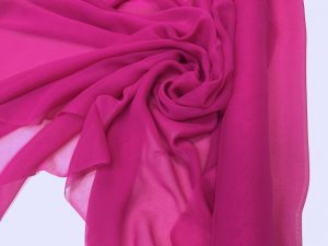 Voal georgette de matase naturala magenta prafuit