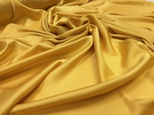 Imitatie satin de matase ocru