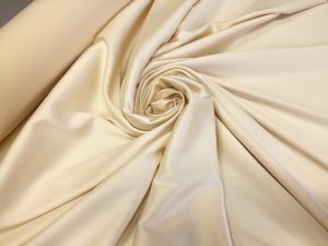 Satin gros elastic ecru-piersiciu
