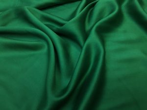 Batist de bumbac satinat verde-smarald