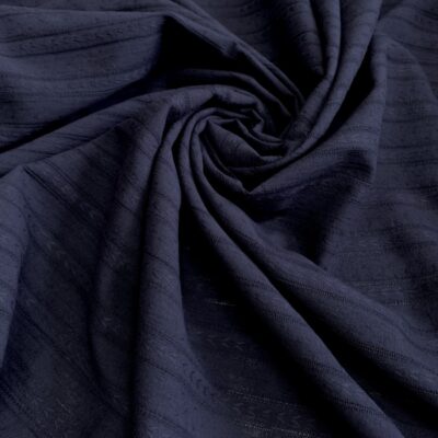 Panza de bumbac bleumarin-indigo cu dungi