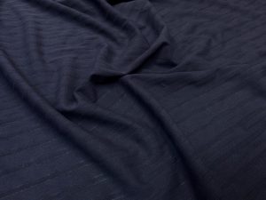 Panza de bumbac bleumarin-indigo cu dungi
