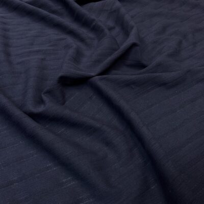 Panza de bumbac bleumarin-indigo cu dungi