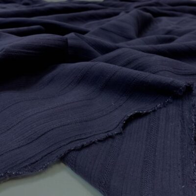 Panza de bumbac bleumarin-indigo cu dungi