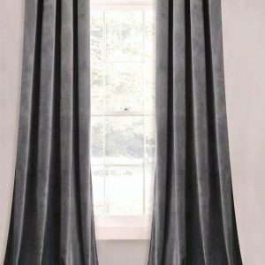 Catifea draperie gri