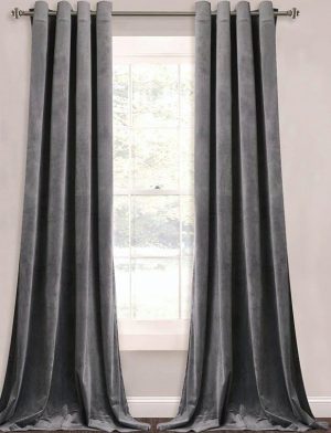 Catifea draperie gri