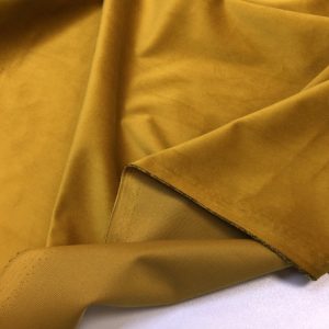 Catifea draperie mustar