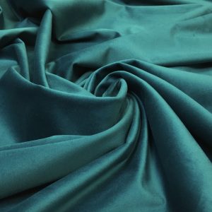 Catifea draperie verde-turcoaz