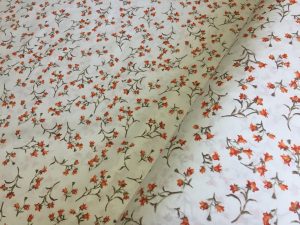 Bumbac ranforce imprimeu floral