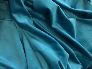 Catifea draperie turcoaz