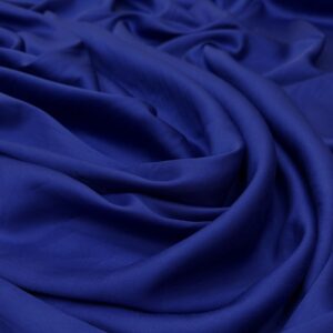 Batist de bumbac satinat albastru-royal