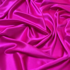 Satin de matase naturala cu elastan fuchsia
