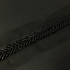 Banda decorativa cu margele negre