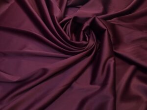Satin gros elastic bordeaux-inchis prafuit