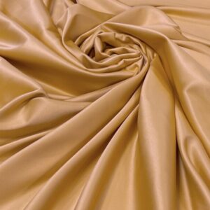 Satin gros elastic galben-auriu