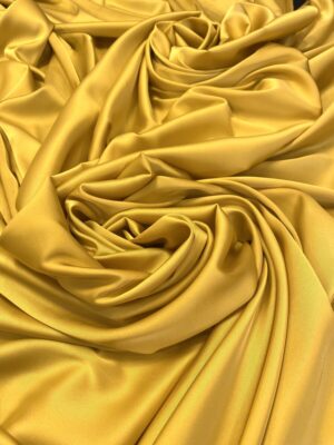 Imitatie satin de matase mustar