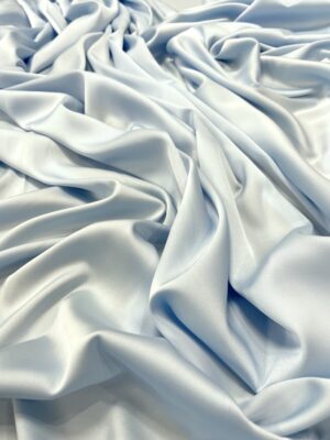 Imitatie satin de matase bleu deschis