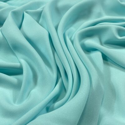 Crep subtire Elara aqua pastel