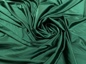 Imitatie matase satinata verde inchis