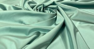 Imitatie matase satinata verde-aqua prafuit