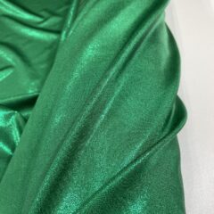 Lycra verde-crud cu aspect metalizat