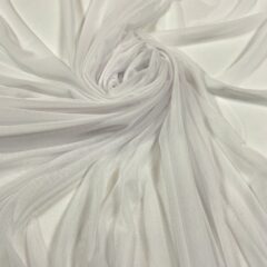 Tulle mesh elastic ivoire