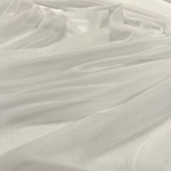 Tulle mesh elastic ivoire