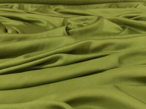 Batist de bumbac satinat verde-lime