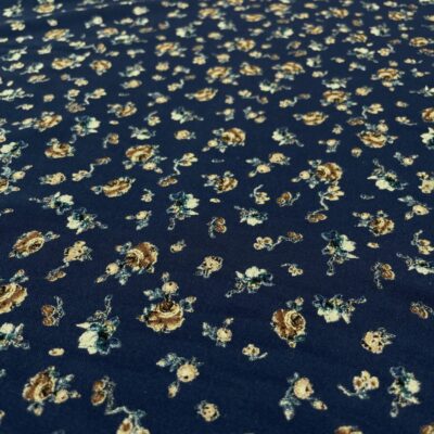 Batist de bumbac cu imprimeu floral