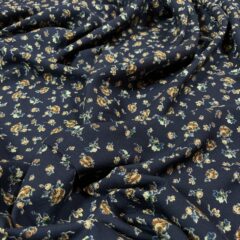 Batist de bumbac cu imprimeu floral