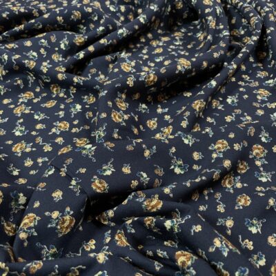 Batist de bumbac cu imprimeu floral