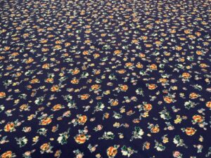 Batist de bumbac cu imprimeu floral