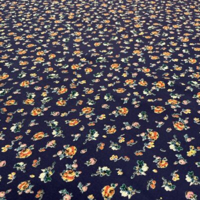 Batist de bumbac cu imprimeu floral