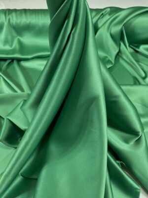 Satin gros elastic verde deschis