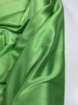 Satin gros elastic verde intens