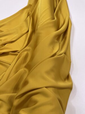 Imitatie satin de matase mustar