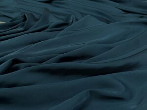 Imitatie satin de matase albastru-marin
