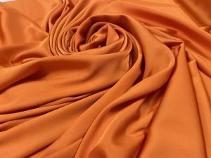 Imitatie satin de matase orange