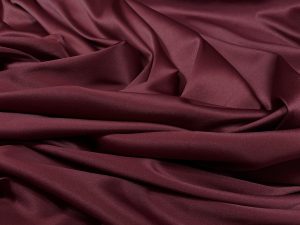 Satin gros elastic bordeaux-prafuit