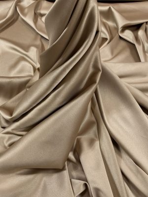 Satin gros elastic bej