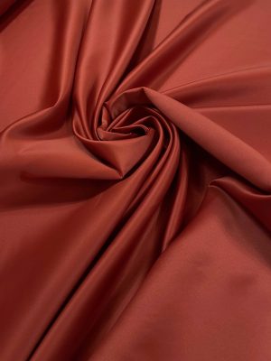 Tafta Duchesse terracotta inchis