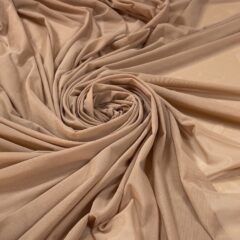 Tulle mesh elastic nude inchis