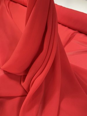 Voal dens rosu-coral