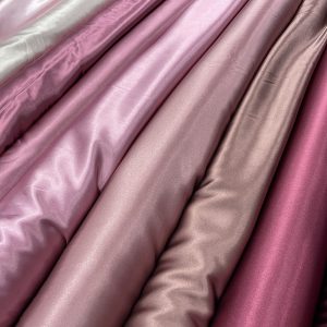 Satin elastic nuante roz-burgundy