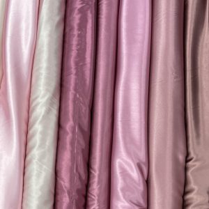 Satin elastic nuante roz-burgundy