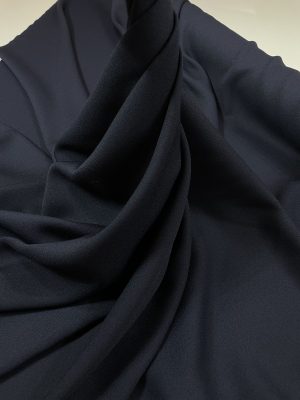 Euro crep cu elastan bleumarin