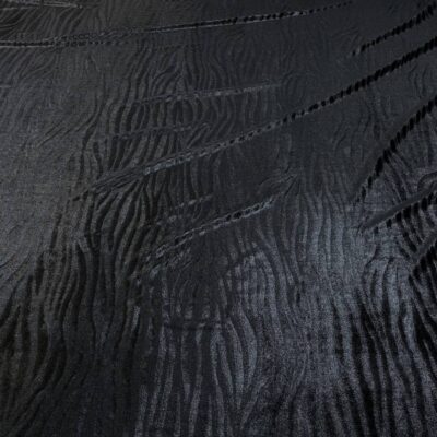 Catifea elastica neagra animal print