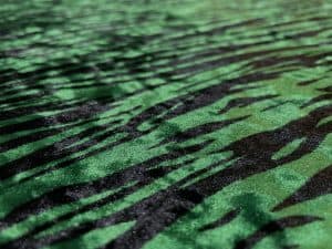 Catifea elastica animal print verde