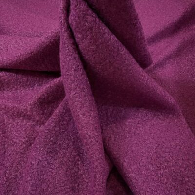 Stofa boucle magenta